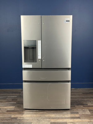 Frigidaire - 36 in. 26 cu. ft. Standard-Depth 4-Door French Door Refrigerator in Fingerprint-Resistant Stainless Steel Look