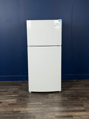 Frigidaire - 27.6 in. 14 cu. ft. Frost Free Top Freezer Refrigerator in White with EvenTemp Cooling System