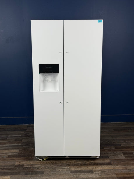 Frigidaire - 33 in. 22.3 cu. ft. Standard Depth Side by Side Refrigerator in White