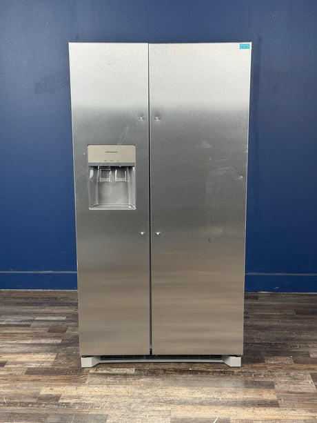 Frigidaire - 36 in. 26 cu. ft. Standard Depth Side by Side Refrigerator in Stainless Steel