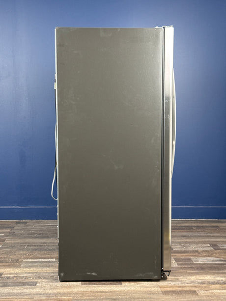 GE - 23.0 cu. ft. Side by Side Refrigerator in Fingerprint Resistant Stainless Steel, Standard Depth, ENERGY STAR