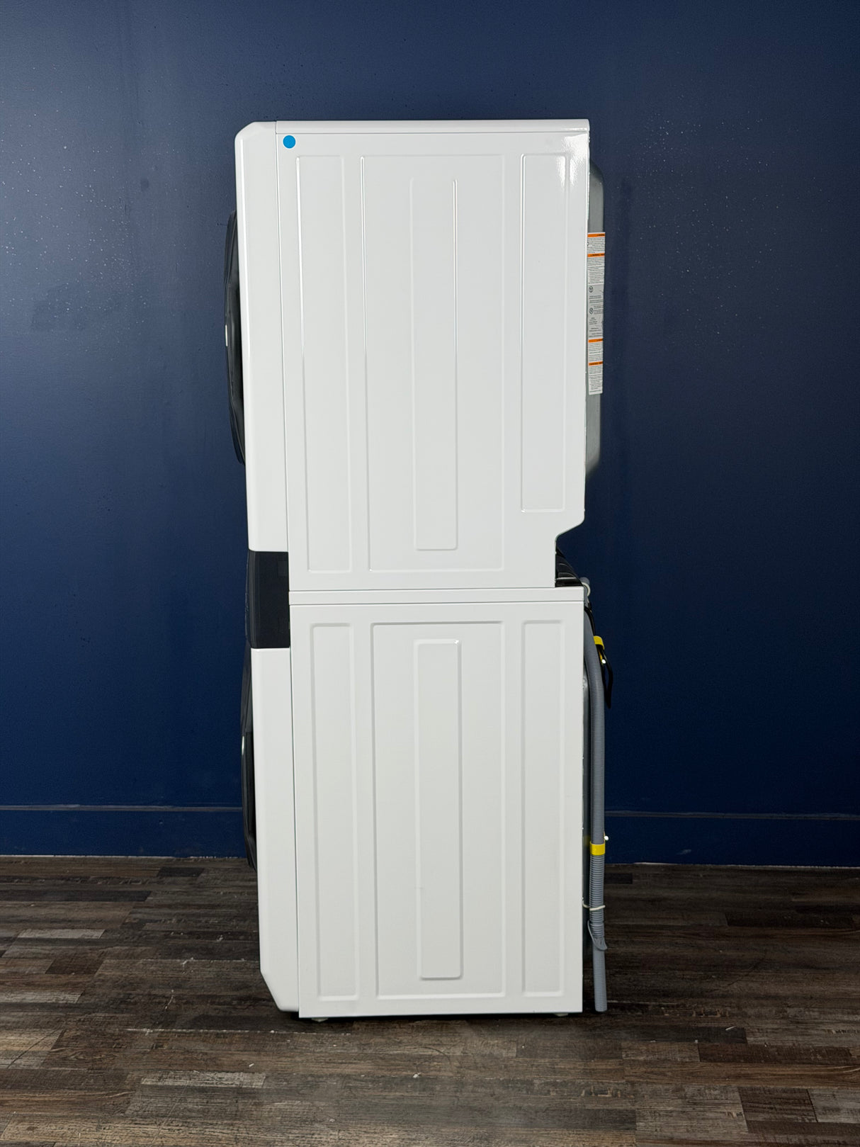 Electrolux - 4.4 cu. ft. Stacked Washer and 8.0 cu. ft. Electric Dryer Laundry Tower in White with LuxCare Wash, Energy Star