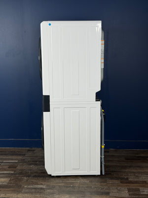 Electrolux - 4.4 cu. ft. Stacked Washer and 8.0 cu. ft. Electric Dryer Laundry Tower in White with LuxCare Wash, Energy Star