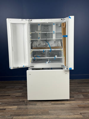 GE - 27 cu. ft. French Door Refrigerator in White with Internal Dispenser, ENERGY STAR