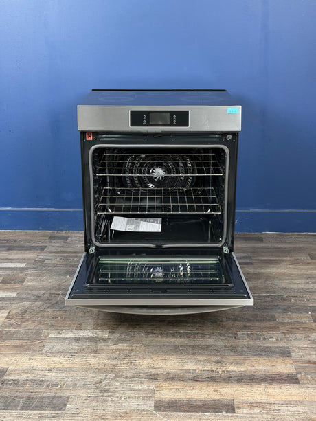 Frigidaire - Gallery 30 in 6.2 cu.ft. 5 Burner Element Slide-In Induction Range w/ Total Convection & Air Fry , SmudgeProof Stainless