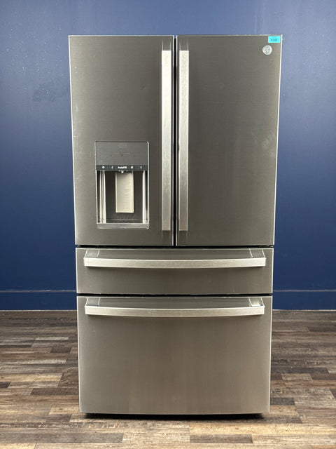 GE Profile - Profile 27.9 cu. ft. Smart 4-Door French Door Refrigerator with Door-in-Door in Fingerprint Resistant Stainless Steel