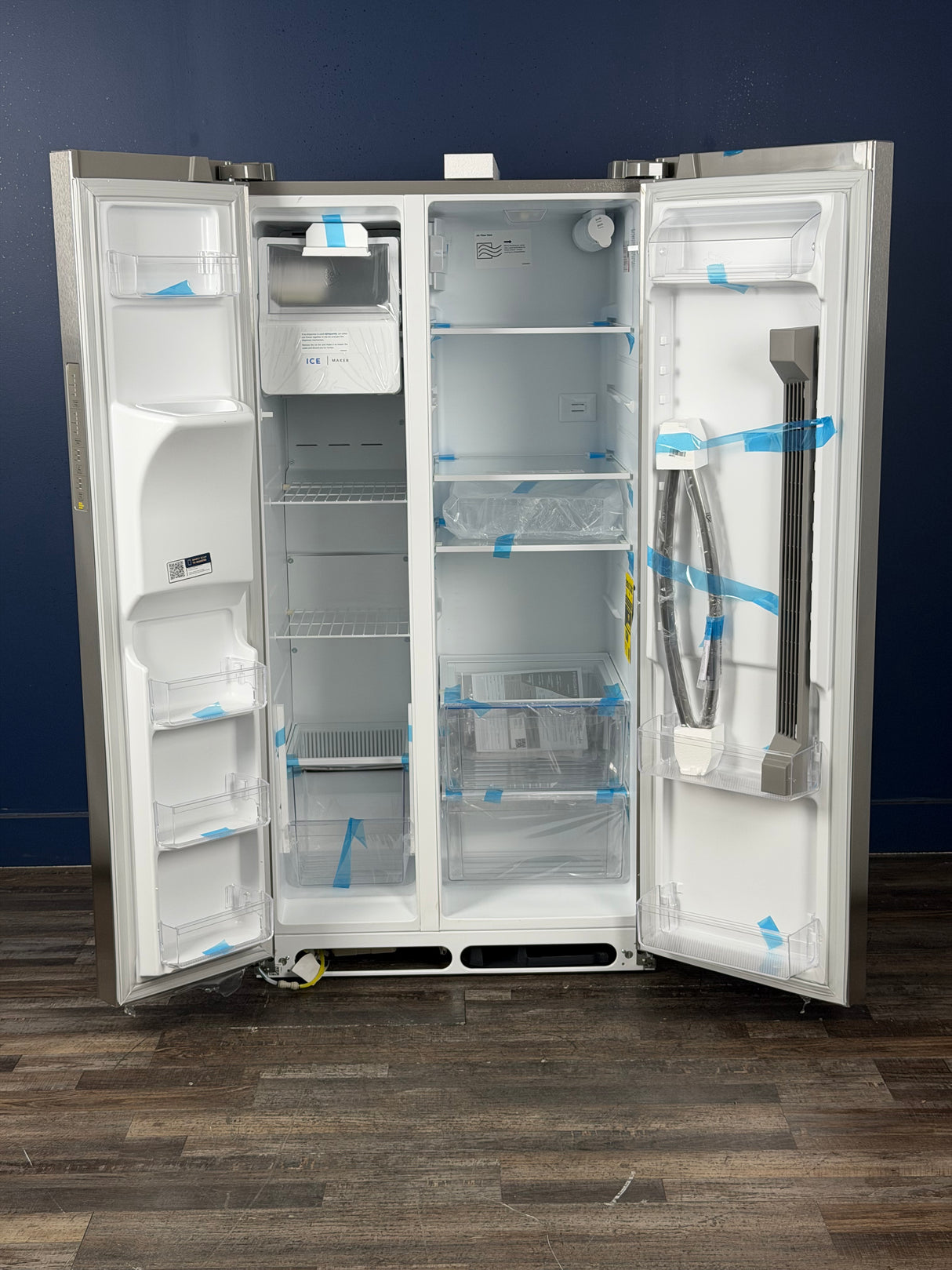 Frigidaire - 36 in. 26 cu. ft. Standard Depth Side by Side Refrigerator in Stainless Steel