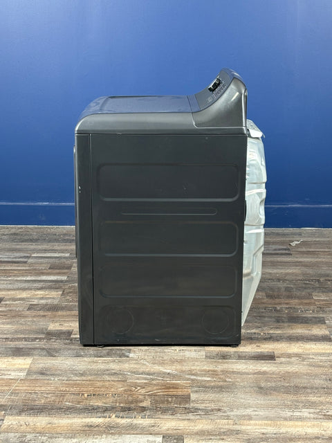 GE - 7.4 cu. ft. vented Front Load Gas Dryer in Diamond Gray with Sensor Dry