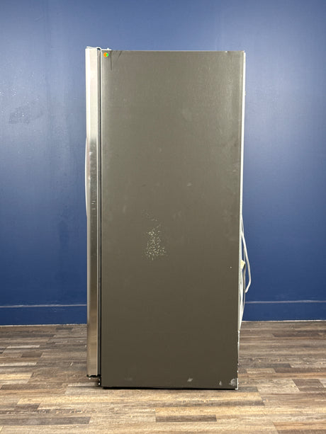GE - 23.0 cu. ft. Side by Side Refrigerator in Fingerprint Resistant Stainless Steel, Standard Depth, ENERGY STAR