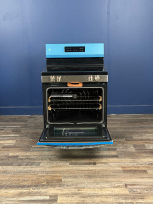 Frigidaire - 30 in. 5.3 cu. ft. 5 Element Freestanding Self-Cleaning Electric Range in Stainless Steel with Air Fry