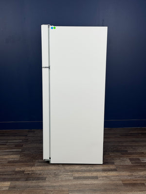 GE - 17.5 cu. ft. Top Freezer Refrigerator in White