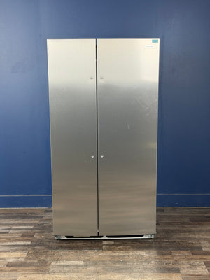 Frigidaire - 36 in. 26 cu. ft. Standard Depth Side-by-Side Refrigerator in Stainless Steel with CrispSeal Crispers