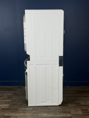 Electrolux - 4.4 cu. ft. Stacked Washer and 8.0 cu. ft. Gas Dryer Laundry Tower in White with LuxCare Wash, Energy Star