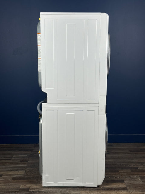 Electrolux - 4.5 cu. ft. Stacked Washer and 8.0 cu. ft. Electric Dryer Laundry Tower in White with SmartBoost Premixing, Energy Star