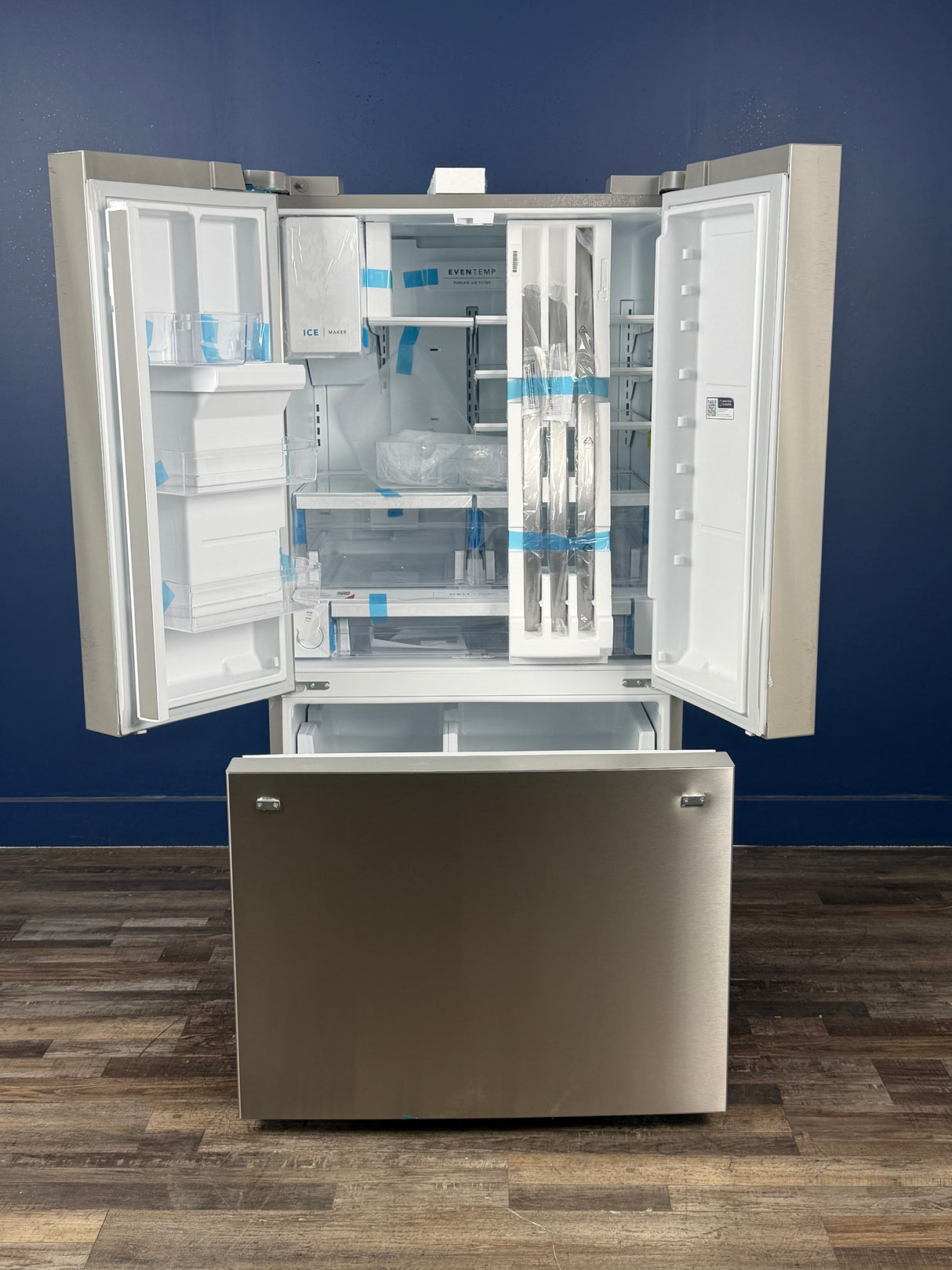 Frigidaire - 28 Cu. Ft. Standard Depth French Door Refrigerator in Stainless Steel, ENERGY STAR