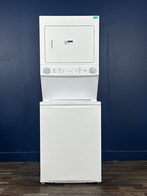 Frigidaire - 3.9 cu. ft. Washer and 5.6 cu. ft. Gas Dryer Combo in White with Quick Wash & Dry Cycle, MaxFill and Long Vent