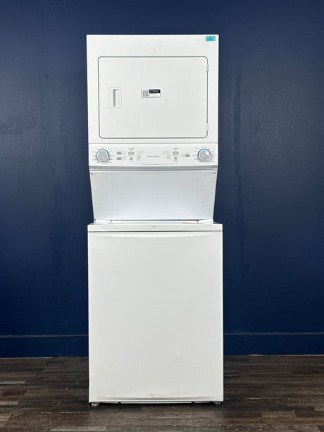 Frigidaire - 3.9 cu. ft. Washer and 5.6 cu. ft. Gas Dryer Combo in White with Quick Wash & Dry Cycle, MaxFill and Long Vent