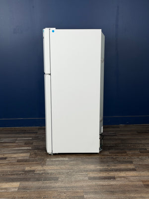 Frigidaire - 27.6 in. 14 cu. ft. Frost Free Top Freezer Refrigerator in White with EvenTemp Cooling System