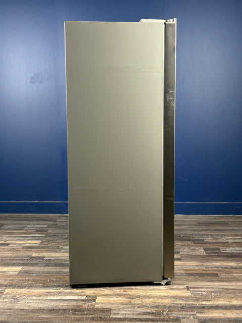 Frigidaire - 21.4 cu. ft. Garage Ready Counter Depth Side-By-Side Refrigerator in Fingerprint-Resistant Stainless Look