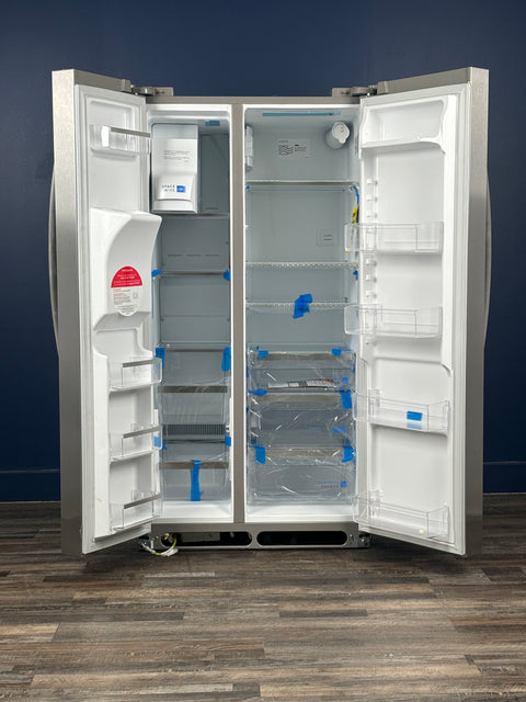 Frigidaire - Gallery 36 in. 26 cu. ft. Standard Depth Side by Side Refrigerator in Smudge-Proof Stainless Steel, ENERGY STAR