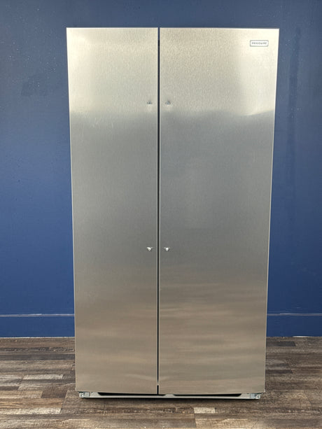 Frigidaire - 36 in. 26 cu. ft. Standard Depth Side-by-Side Refrigerator in Stainless Steel with CrispSeal Crispers