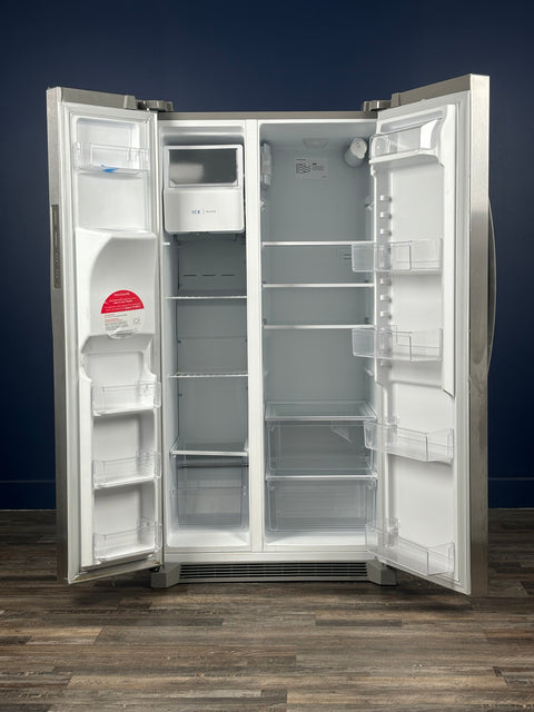 Frigidaire - 36 in. 26 cu. ft. Standard Depth Side by Side Refrigerator in Stainless Steel