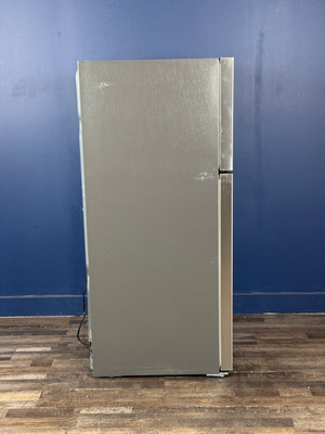 Frigidaire - 30 in. 20 cu. ft. Garage Ready Top Freezer Refrigerator in Stainless Steel