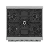 Forno Massimo 30-Inch Freestanding Gas Range, 5 Burners, True Convection Oven