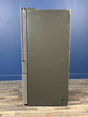 GE Profile - Profile 27.9 cu. ft. Smart 4-Door French Door Refrigerator with Door-in-Door in Fingerprint Resistant Stainless Steel