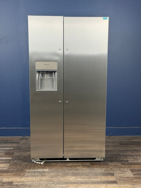 Frigidaire - 36 in. 26 cu. ft. Standard Depth Side by Side Refrigerator in Stainless Steel