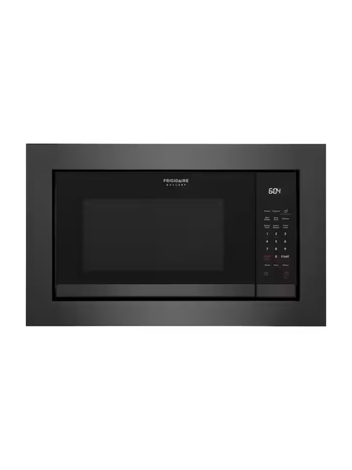 Frigidaire - 24 in. 2.2 cu ft Electric Built-In Microwave in Black Stainless Steel with Sensor Cook