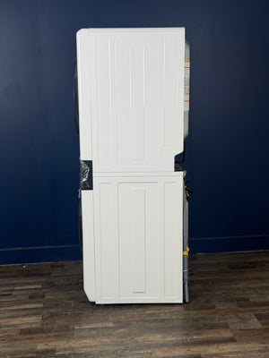 Electrolux - 4.4 cu. ft. Stacked Washer and 8.0 cu. ft. Gas Dryer Laundry Tower in White with LuxCare Wash, Energy Star