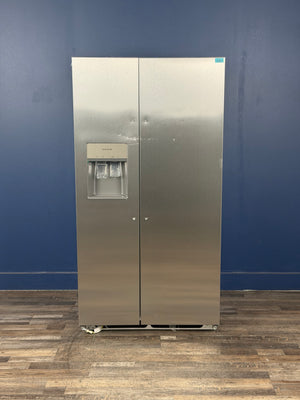 Frigidaire - 36.1 in. 22.3 cu. ft. Counter Depth Side-by-Side Refrigerator in Stainless Steel
