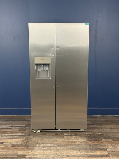 Frigidaire - 36.1 in. 22.3 cu. ft. Counter Depth Side-by-Side Refrigerator in Stainless Steel