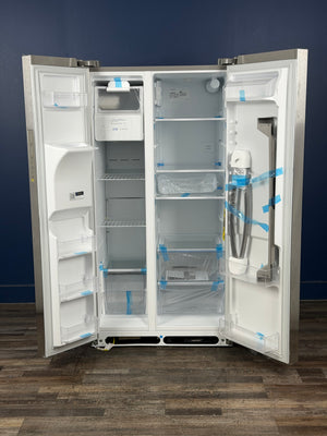 Frigidaire - 36 in. 26 cu. ft. Standard Depth Side by Side Refrigerator in Stainless Steel