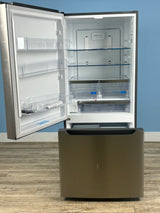 Frigidaire - Gallery 30 in. 20.3 cu. ft. Bottom Freezer Refrigerator in Smudge-Proof Stainless Steel with Internal Water Dispenser