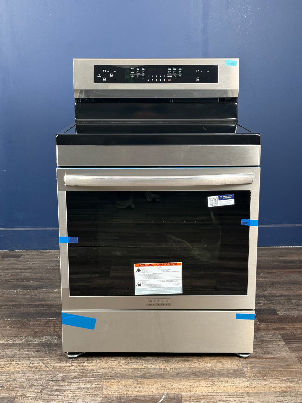 Frigidaire - Gallery 30 in. 4 Element Free-Standing Induction Range in Stainless Steel with Air Fry and Total Convection