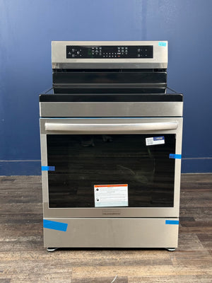 Frigidaire - Gallery 30 in. 4 Element Free-Standing Induction Range in Stainless Steel with Air Fry and Total Convection