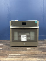 GE - 30 in. Single Smart Convection Wall Oven with No-Preheat Air Fry in Slate