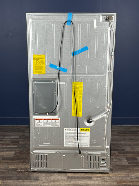 GE Profile - Profile 36 in. 23.3 cu. ft. Smart Counter-Depth Fingerprint Resistant 4-Door French-Door Refrigerator with Door In Door