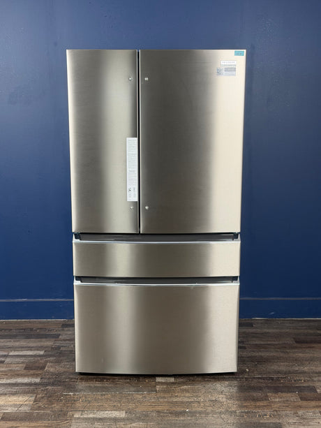 Frigidaire - Gallery 21.4 cu. ft. Counter Depth 4-Door French Door Refrigerator in Stainless Steel with Internal Water Dispenser