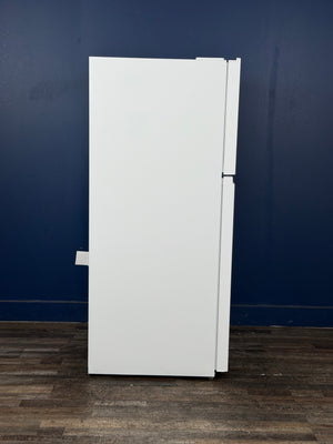 Frigidaire - 29.7 in. 19 cu. ft. Standard Depth Garage Ready Top Freezer Refrigerator in White w/ Humidity-Controlled Crisper Drawers