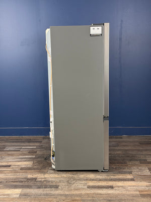 Frigidaire - 35 in. 20 cu. ft. Counter-Depth French Door Refrigerator in Stainless Steel Look with CrispSeal Crispers