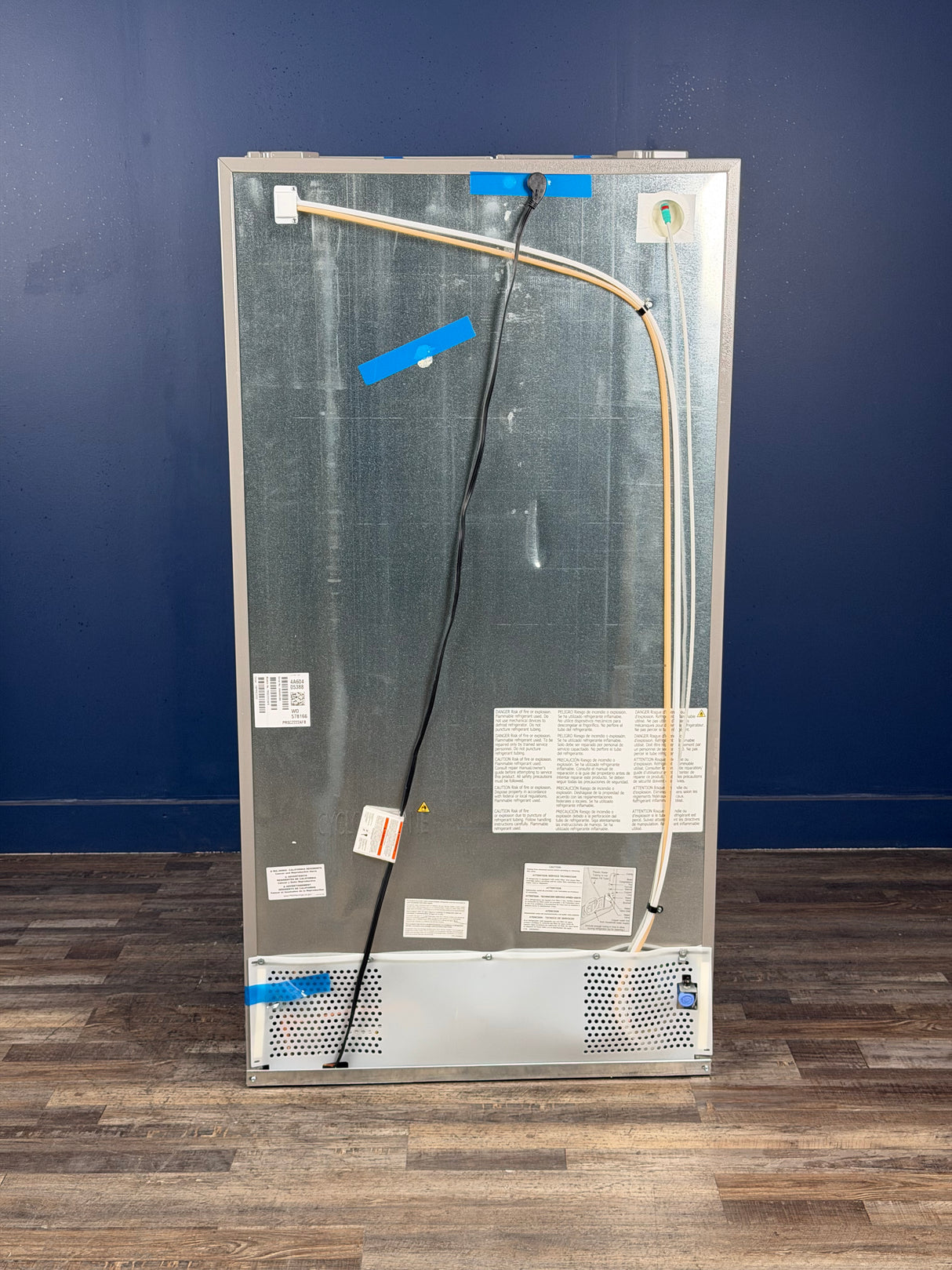 Frigidaire - Professional 36 in. 22.3 cu. ft. Counter Depth Side-by-Side Refrigerator in Smudge-Proof Stainless Steel