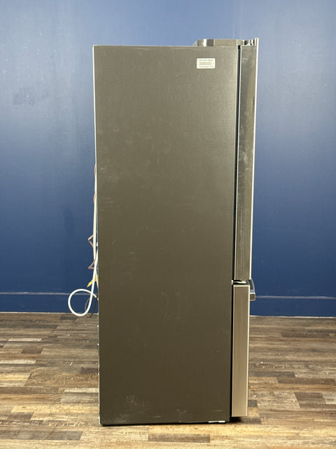 GE - 21.9 cu. ft. Counter Depth French Door Refrigerator w/Internal Dispenser in Fingerprint Resistant Stainless, ENERGY STAR