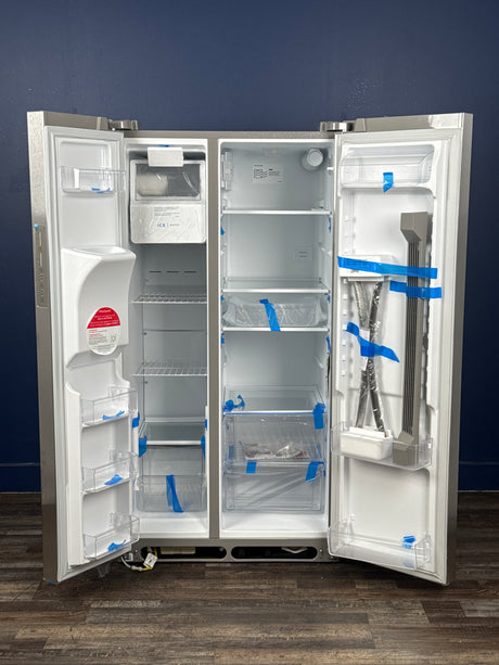 Frigidaire - 36 in. 26 cu. ft. Standard Depth Side by Side Refrigerator in Stainless Steel