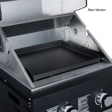 Forno All’Aperto 99,600 BTU Outdoor Kitchen, 5 Burners, Infrared Burners, Side Burner, Black Sintered Stone Countertops, Gas Pizza Oven, Sink Module, Bar & Beverage Center