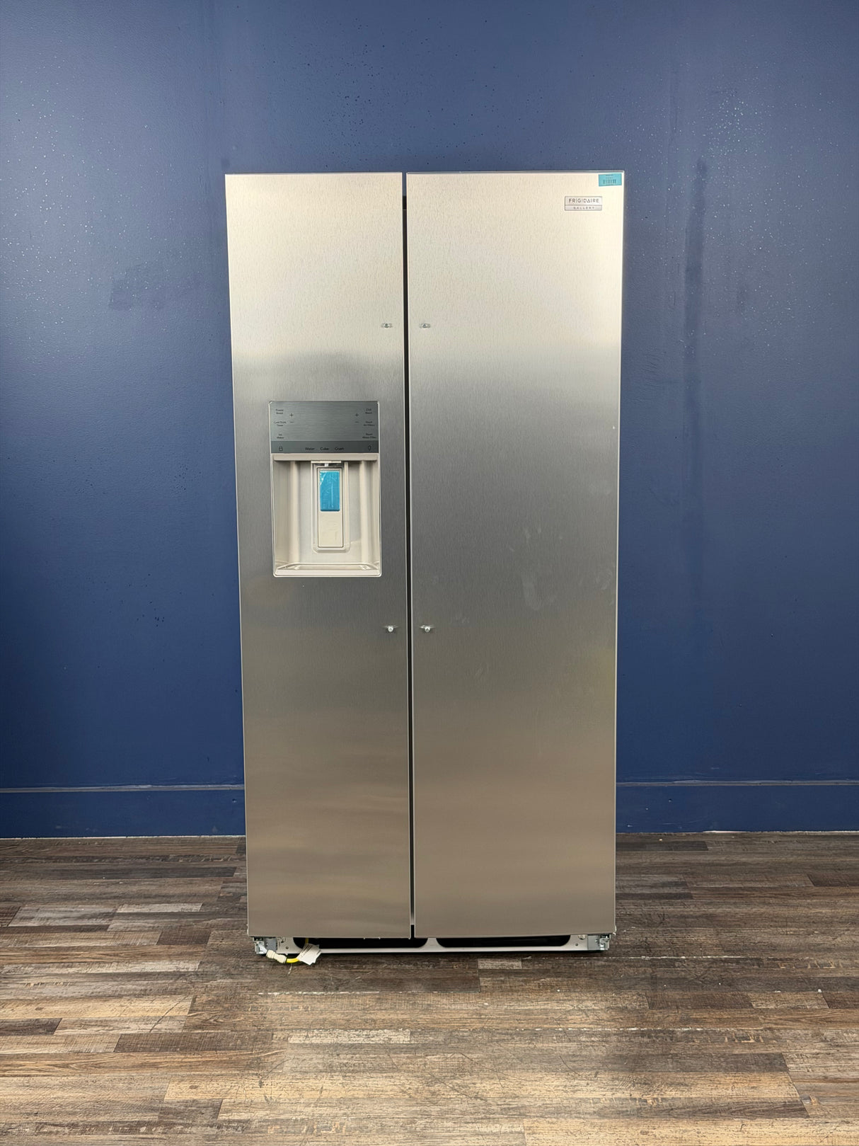 Frigidaire - Gallery 33 in. 22.3 cu. ft. Standard Depth Side by Side Refrigerator in Smudge-Proof Stainless Steel, ENERGY STAR