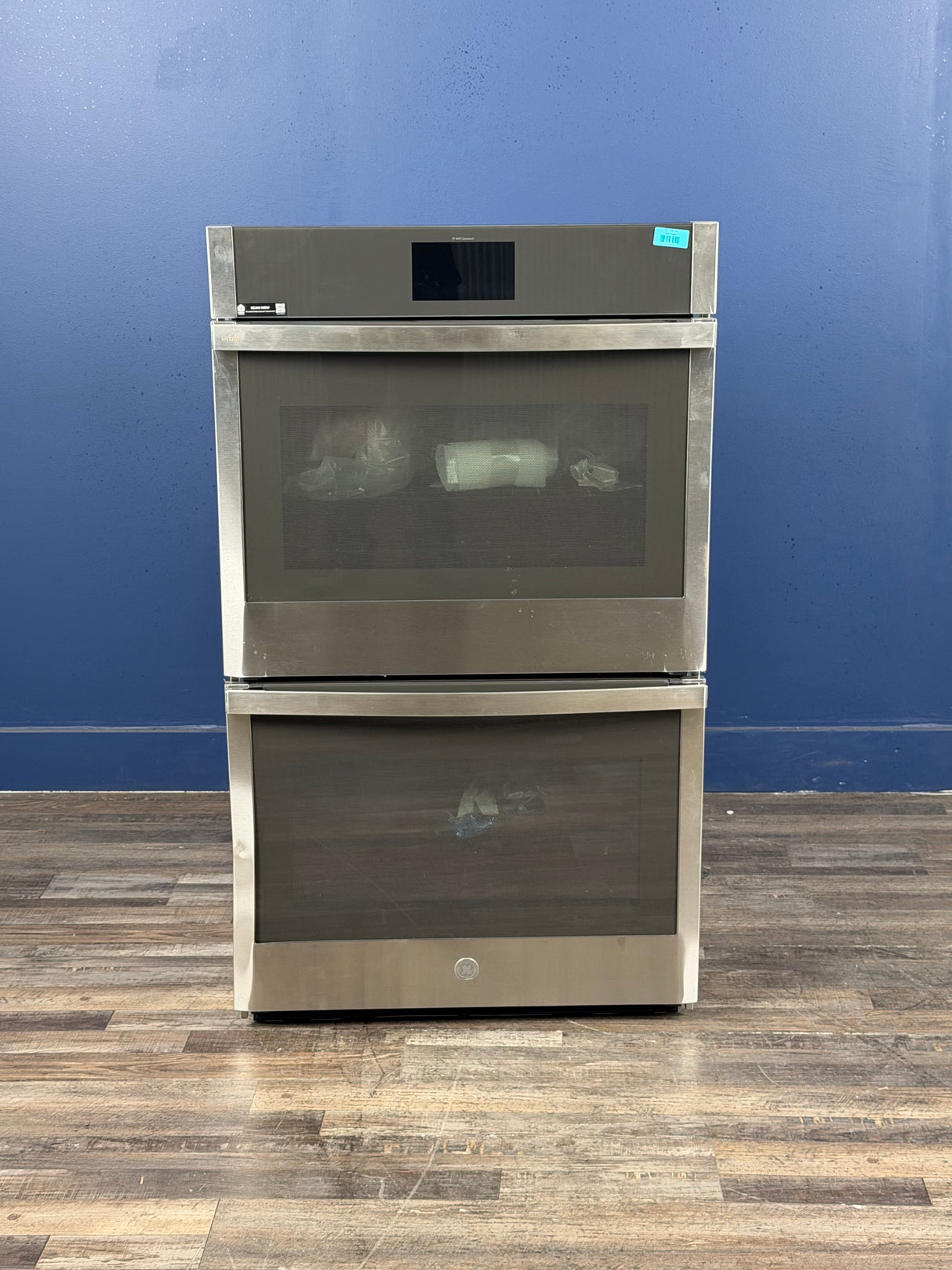 GE Profile - Profile 30 in. Smart Double Electric Wall Oven with Convection Cooking in Stainless Steel