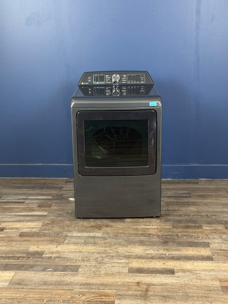 GE Profile - Profile 7.4 cu. ft. Smart Gas Dryer in Diamond Gray with Steam, Sanitize Cycle and Sensor Dry, ENERGY STAR